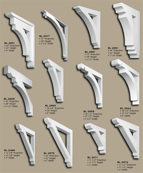 architectural metal brackets|architectural exterior corbels.